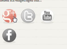 Die neuen Icons an der rechten Seite Die neuen Icons an der rechten Seite