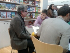 Jürgen Seidel und ich auf der Leipziger Buchmesse